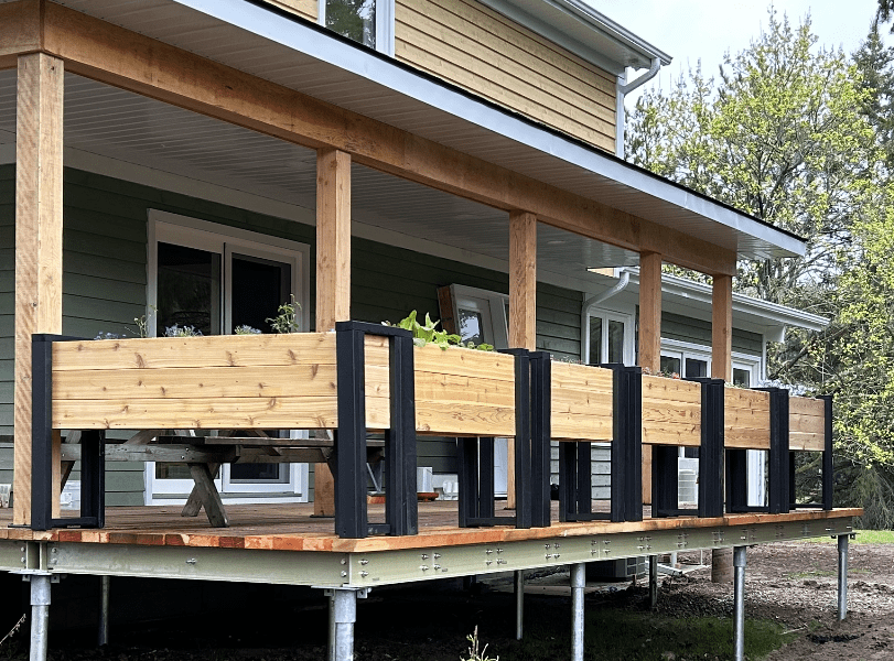 Deck Railing Planters | Ana White